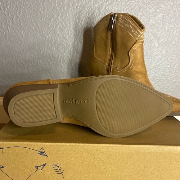 Brown indigo boots - Picture 5 of 5